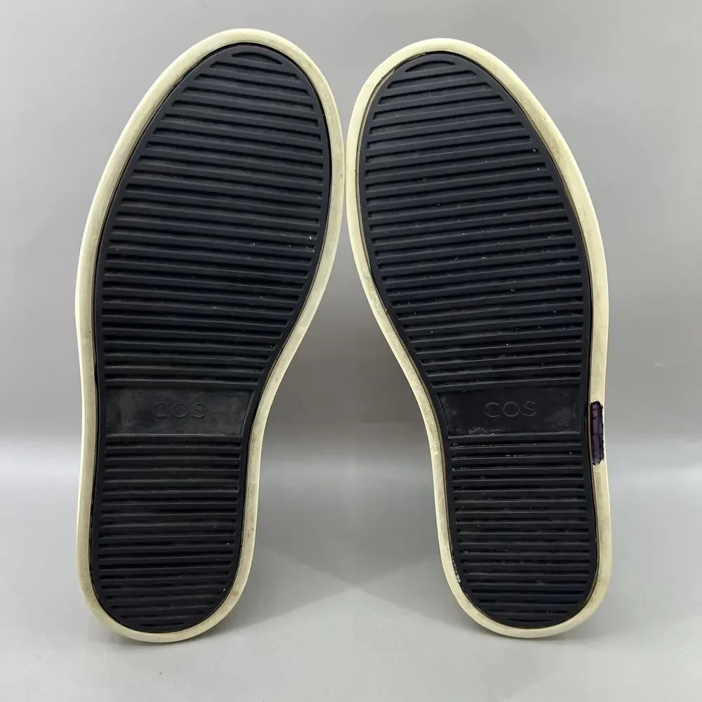 COS Chukka Boots Men Size 11.5 Black Leather Ankle Casual Comfort Lace Shoes